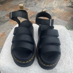 Dr Martens Black Blaire Platform Sandal Size: 8 US W
